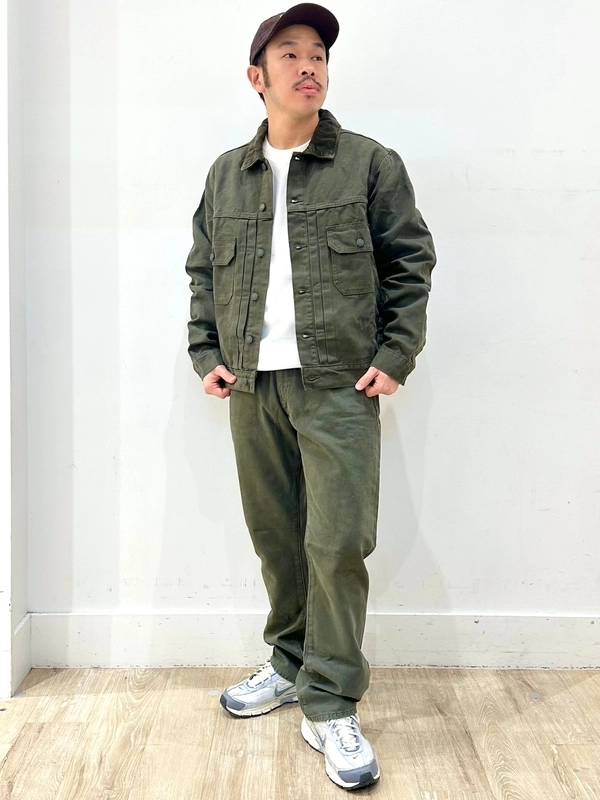 は*ち様 NEXT WORNERZ デニムセットアップ　カーキ色 秋大活躍！】カーキデニムセットアップ | Gap公式オンラインストア