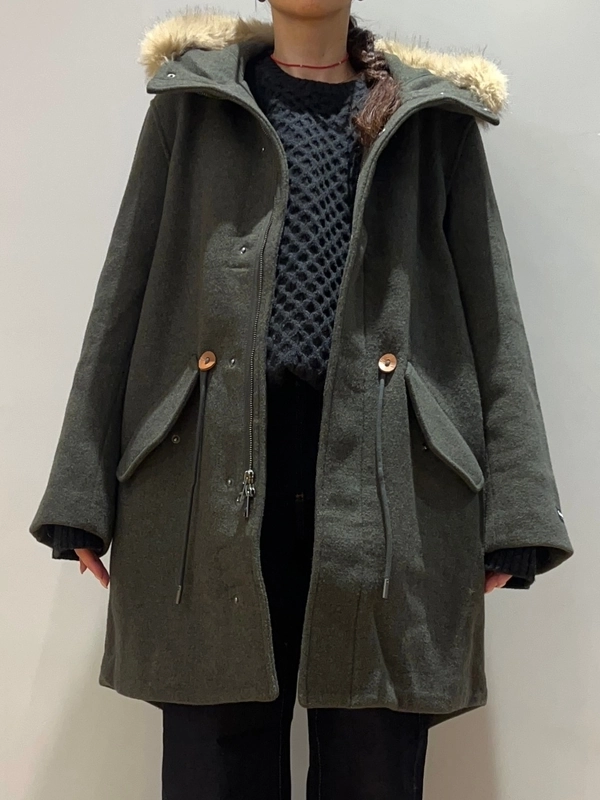 A.P.C. ダークブラウン ウールコート GAP×A.P.C】ウールコートコーデ | Gap公式オンラインストア