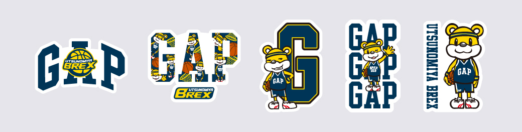 GAPとB.LEAGUE 所属の男子プロバスケットボールチームと