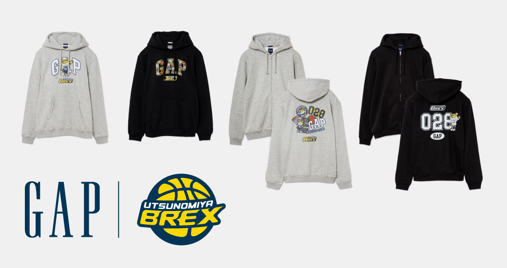 ま*ご様 GAP×宇都宮ブレックス　コラボパーカー　サイズМ　未着用 プロバスケットボールチーム・宇都宮ブレックスとGapの限定